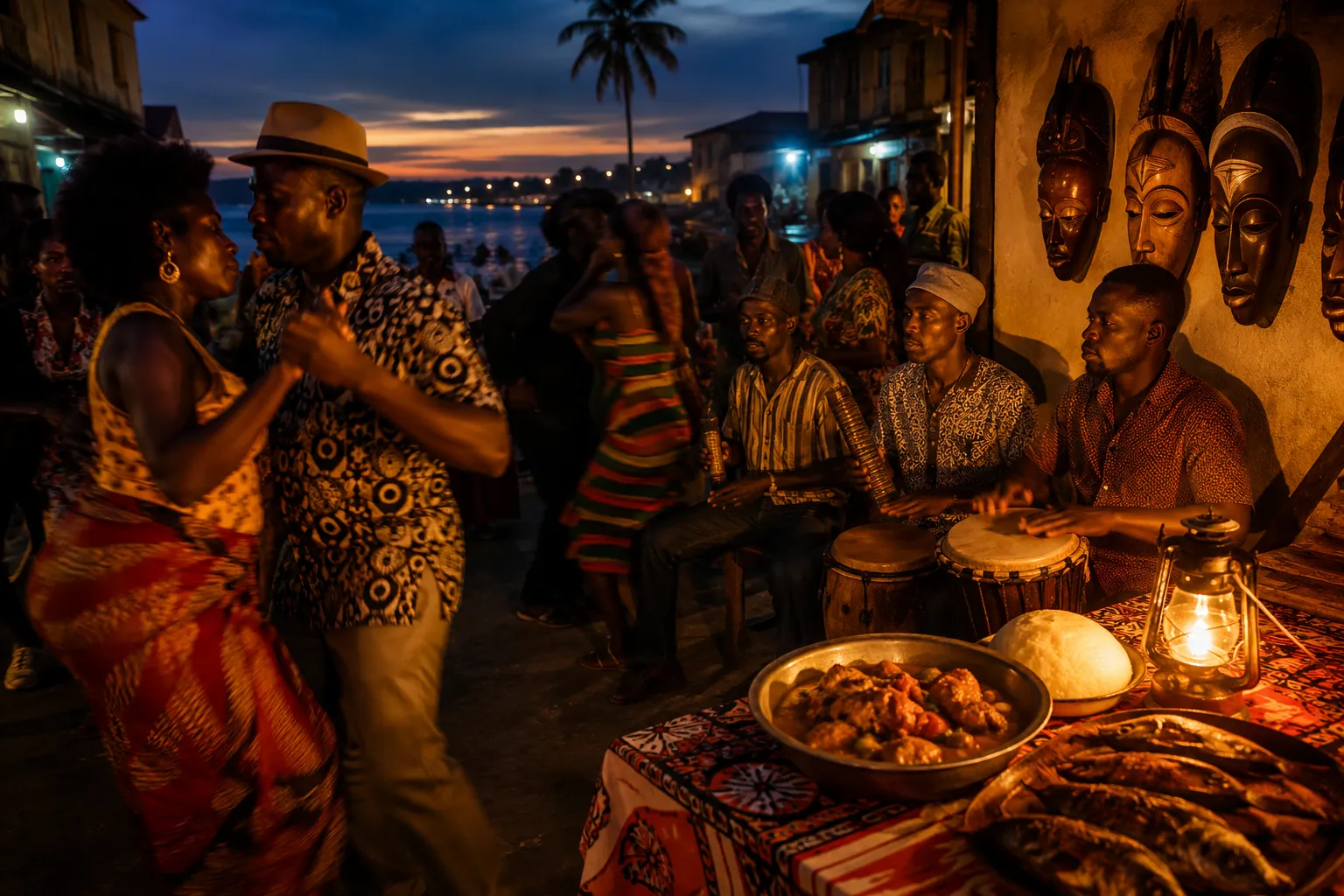 Everyday life in a lively Angolan neighbourhood
