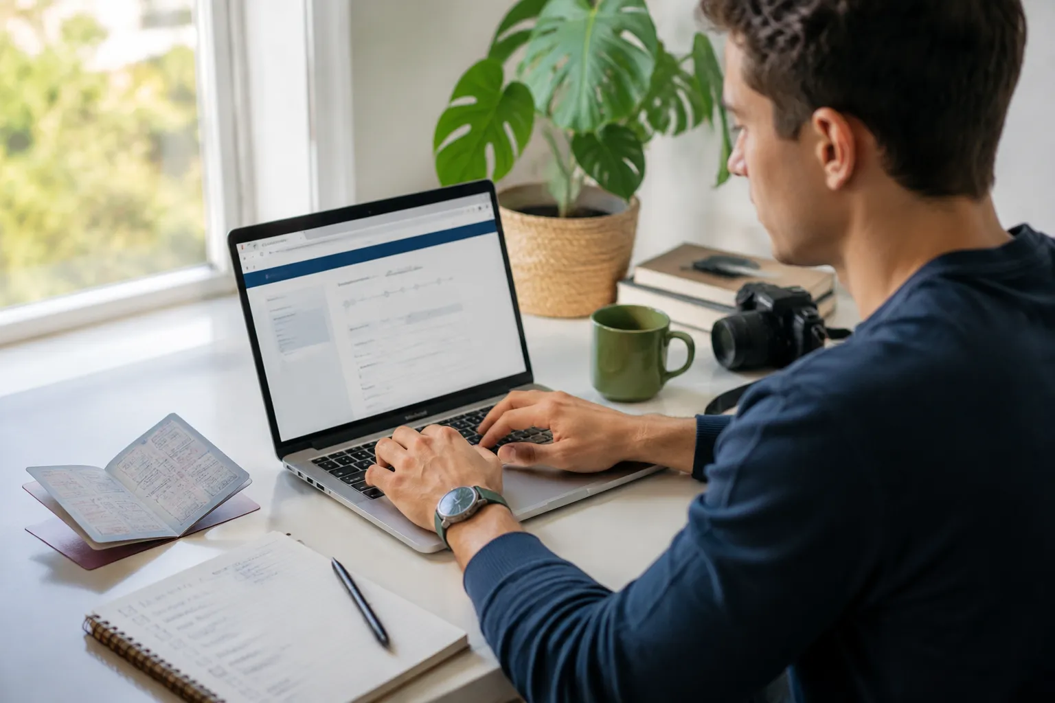 Filling in the Angola e-visa application online
