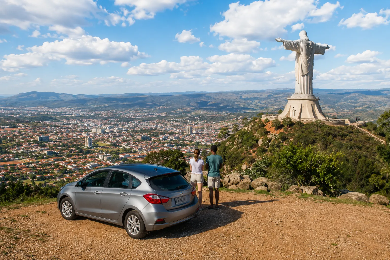 The hairpin bends of the Serra da Leba pass