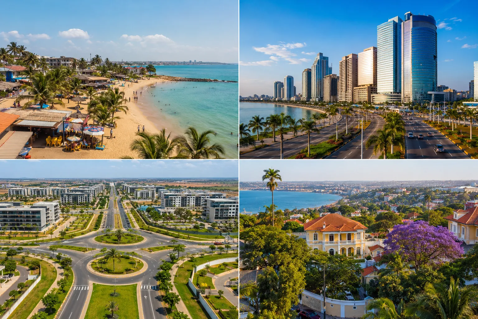 High-rise hotels overlooking Luanda bay